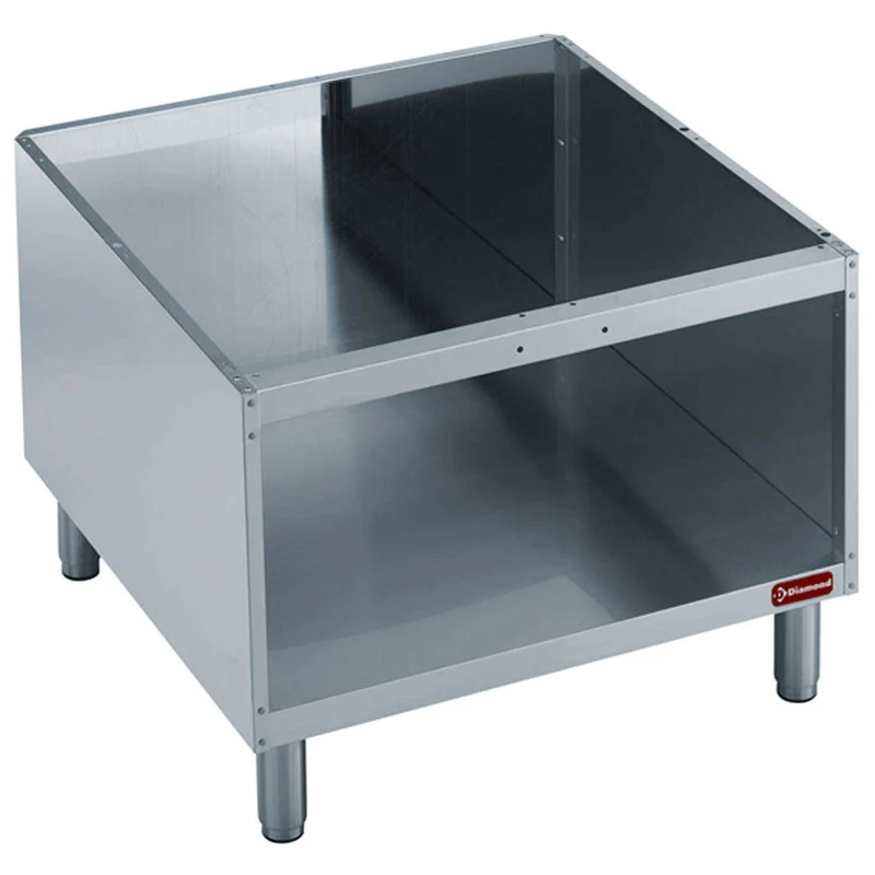 Offener Edelstahl-Unterbau , 800 mm Breite, N22/BA8-N