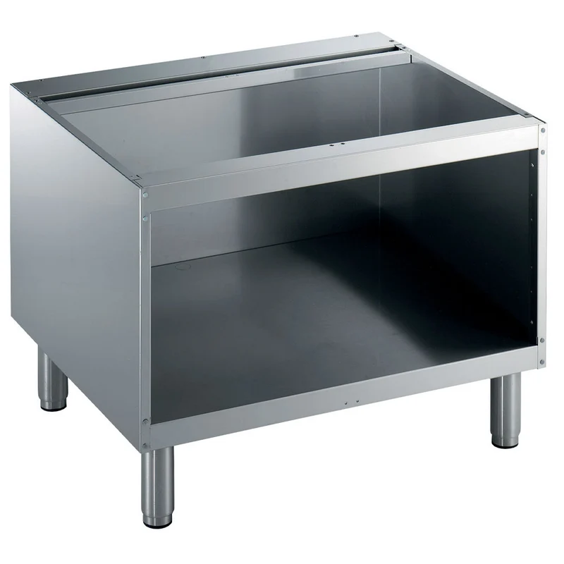 Offener Unterbau Edelstahl , 800 mm Breite , höhenverstellbar, N17/BA8-N