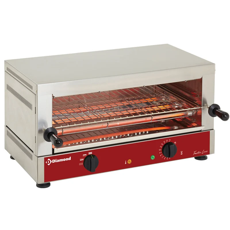 Profi Salamander mit Toaster-Funktion GN 1/1 , Infrarot-Quarz, MS12/R-N
