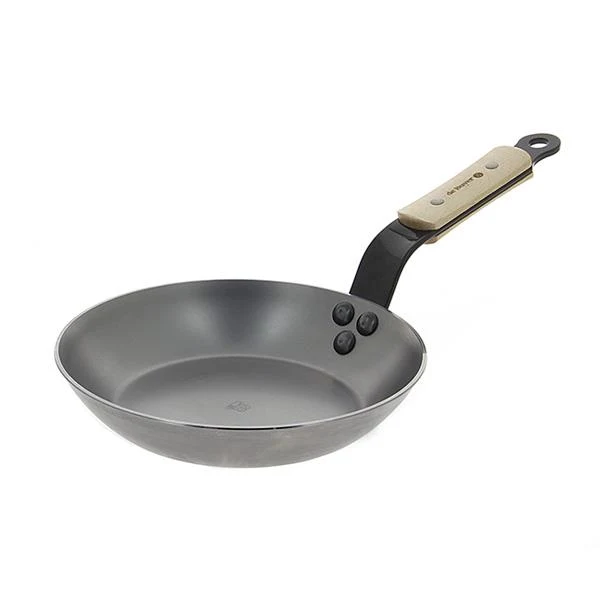 Sartén hierro mineral B con mango de haya De Buyer
