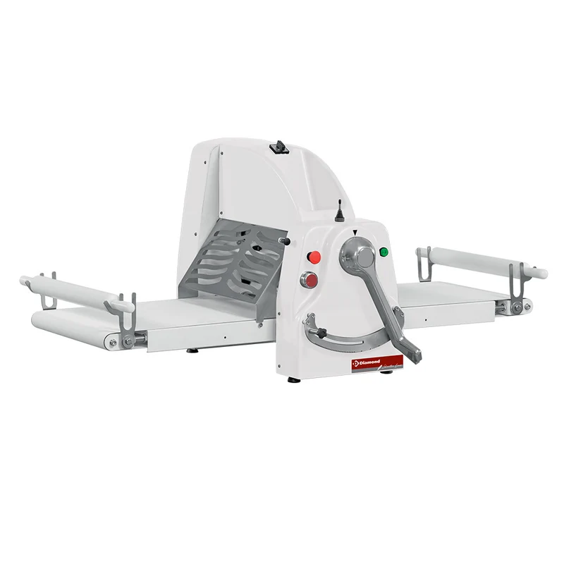 Professionelle Teigausrollmaschine , Tischmodell 500 mm , Klappbar, LB50-75/MVV