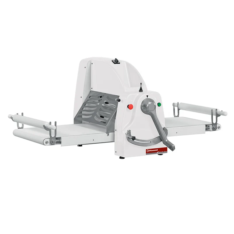 Professionelle Teigausrollmaschine Tischmodell , 500 mm Walzenbreite, LB50-75/SS