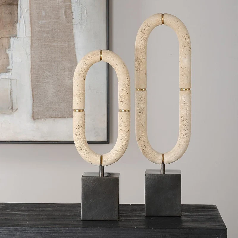 Dekorative moderne abstrakte Skulptur