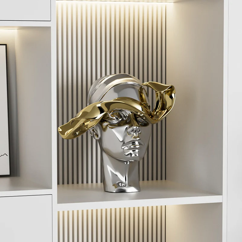 Dekorative Kopfskulptur