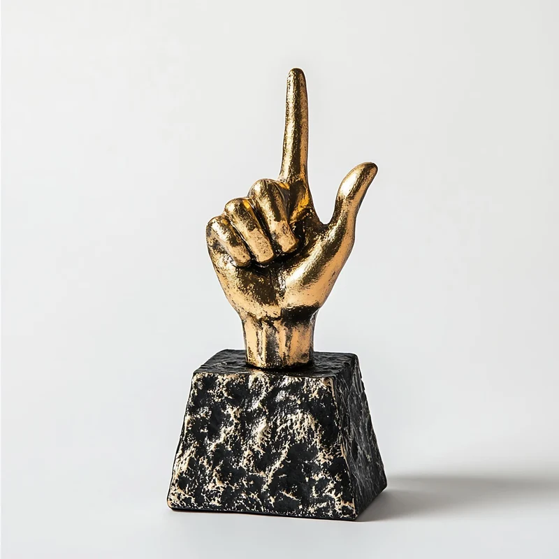 Dekorative Handgesten-Skulptur