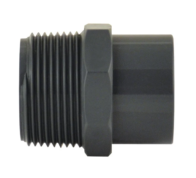 Rohrverbinder 40/32mm gerade mit Aussengewinde 1¼"