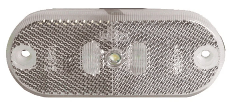 LED-Begrenzungsleuchte klar mit Rückstrahler – 12 V, 0,6 W, IP67