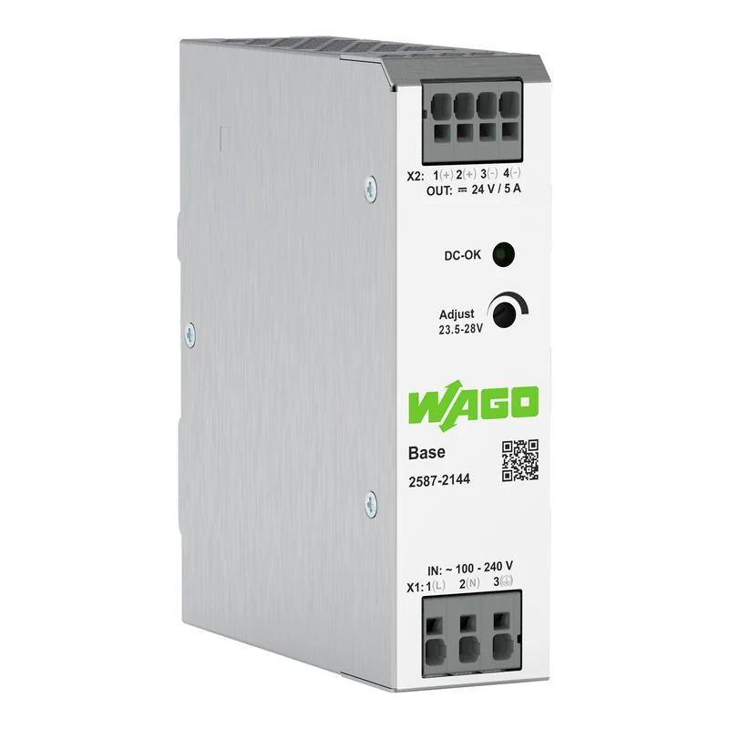 WAGO 2587-2144 Switched-Mode Power Supply 24 VDC 5 A 120 W 1-Phase