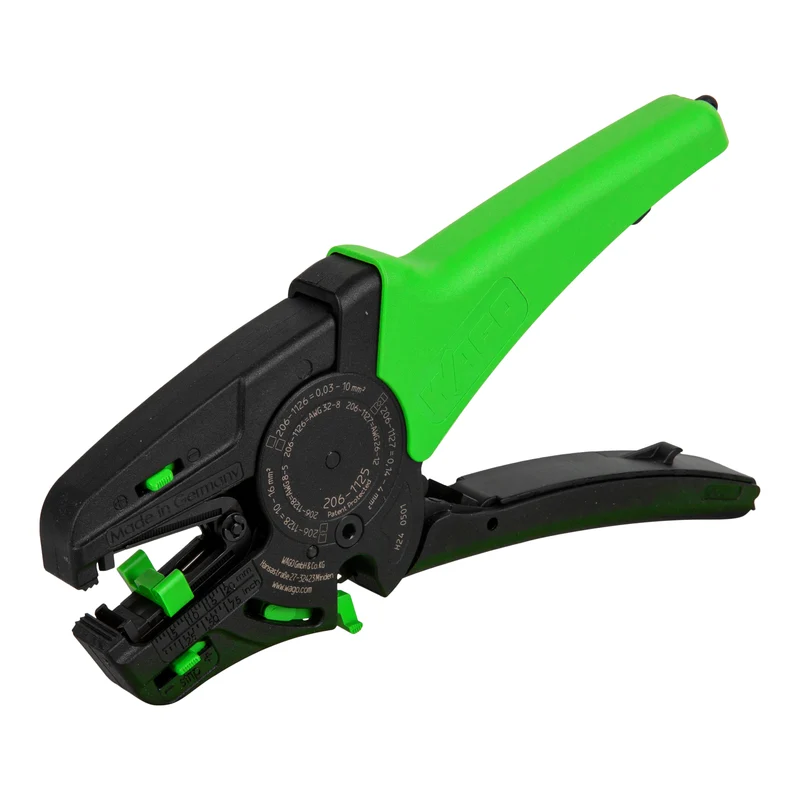 WAGO 206-1125 Quickstrip Vario Wire Stripper 0.03–16 mm² with Cutter