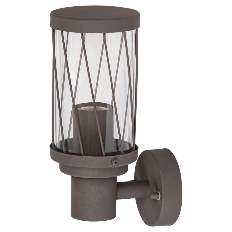 Rabalux Budapest Außenwandleuchte, IP44, Farbe: Braun, E27-Gewinde, max. 40 W, 8888