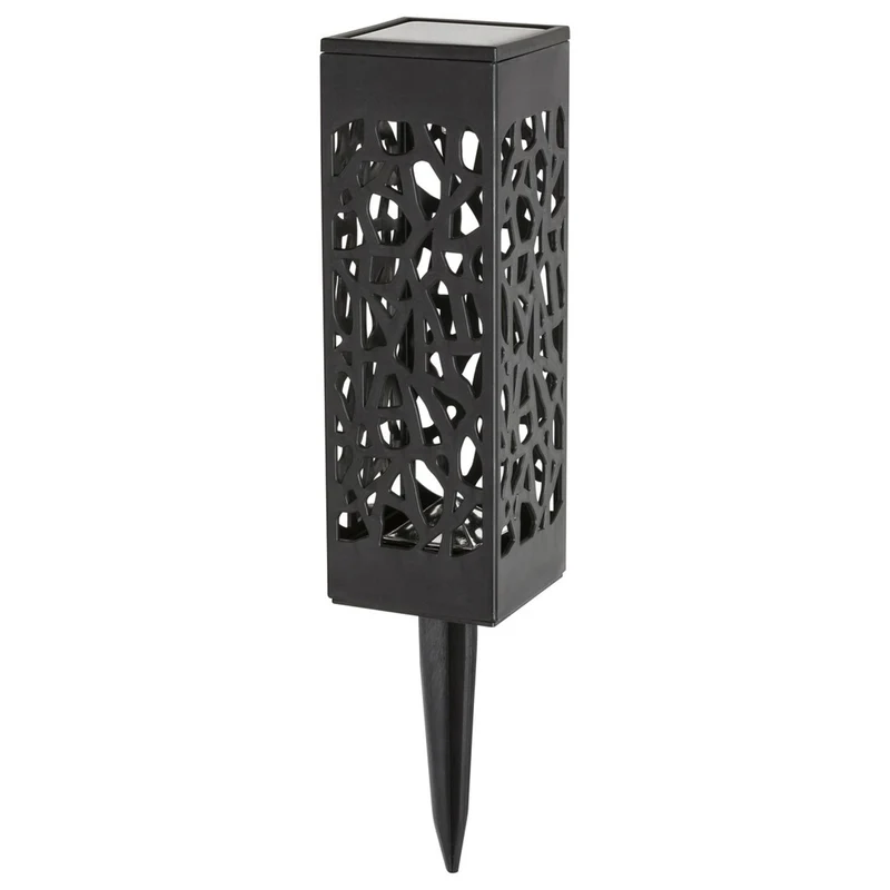Solarleuchte Mora, 2 lm, Schutzart IP23, Farbe: Schwarz, LED 0,16 W, 8949