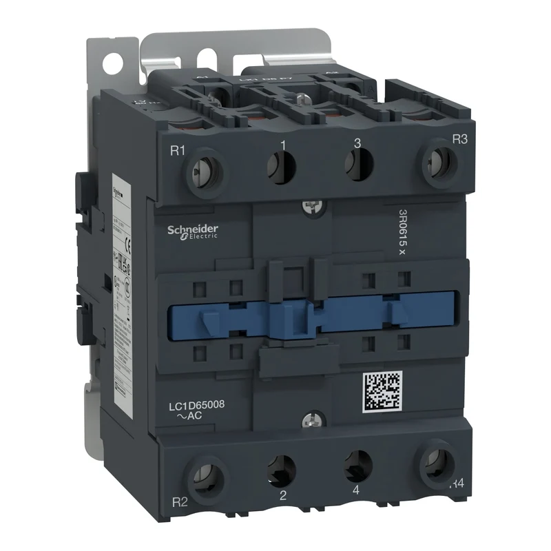Schneider LC1D65008P7 TeSys D Contactor 4P 2NO+2NC 80A 230V AC Coil