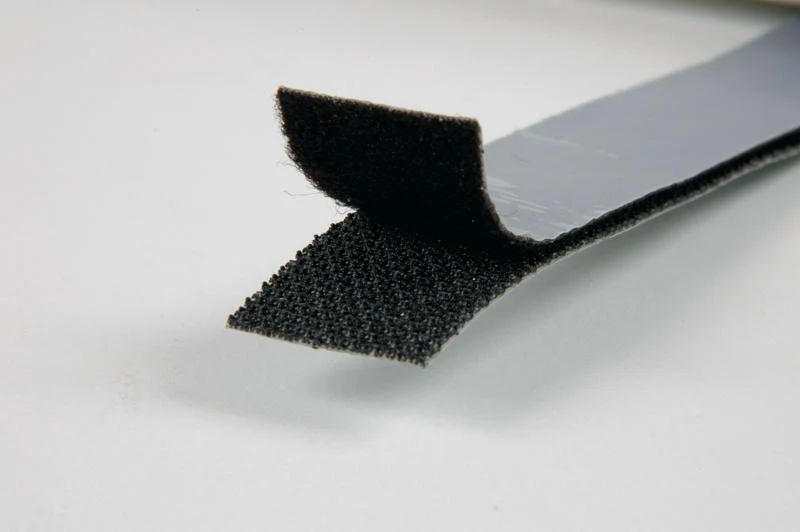 Klettband selbstklebend, 20mm, schwarz, 5m Länge