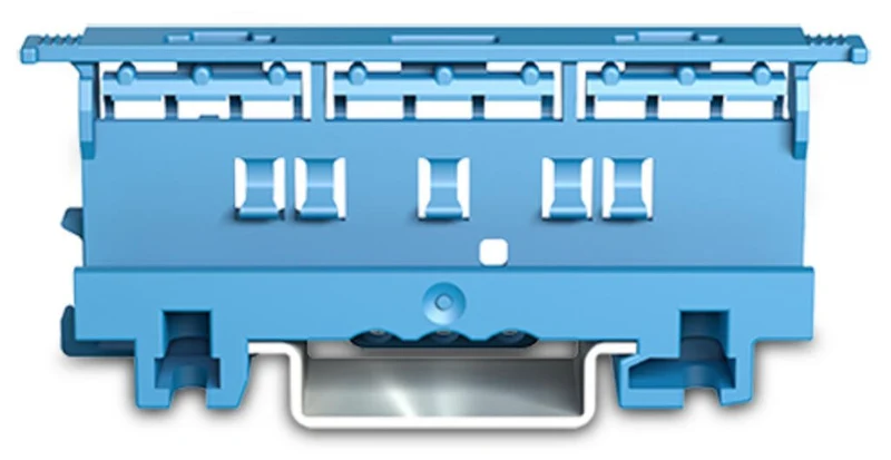 Wago 221-500/000-006 Mounting Carrier DIN Rail/Panel Blue 10-pack