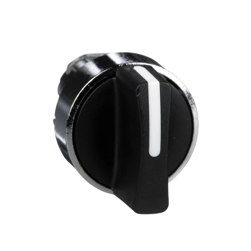 Schneider ZB4BD3 XB4 Selector Switch Head 22mm 3-Position Stay-Put Black