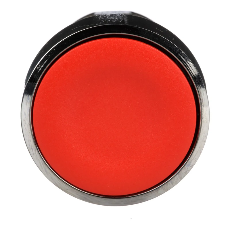 Schneider ZB4BA4 Harmony XB4 Red Flush Push-Button Head 22mm Spring Return