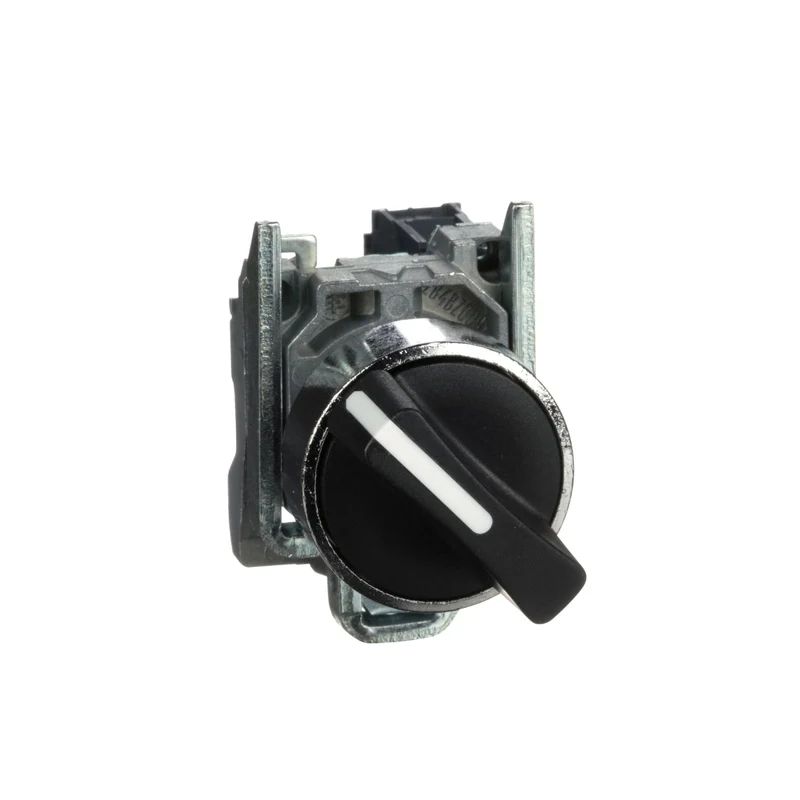 Schneider XB4BD21 Harmony XB4 Selector Switch 22mm 2-Pos 1NO 600V Black