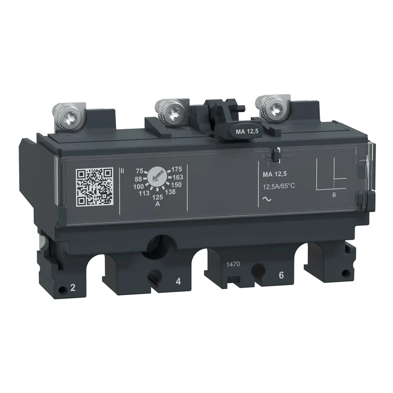 Schneider C103MA013 ComPacT NSX100 MA12.5 Trip Unit 3P 12.5A 690V