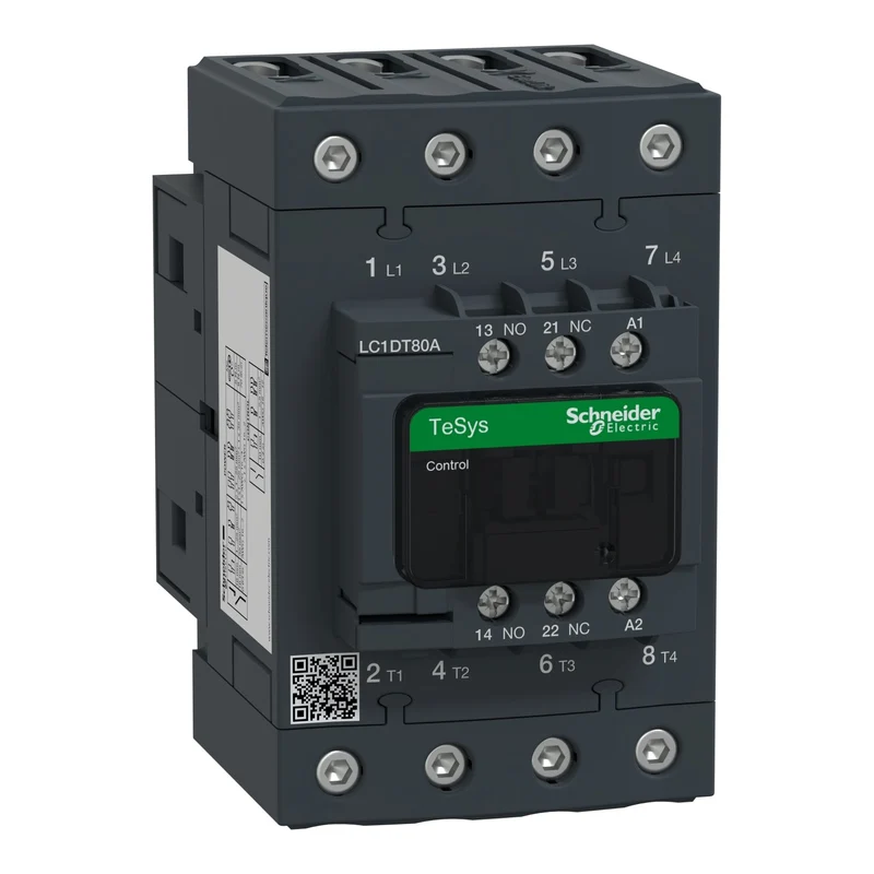 Schneider LC1DT80AP7 TeSys LC1D Contactor 4P 4NO 80A 230V AC Coil