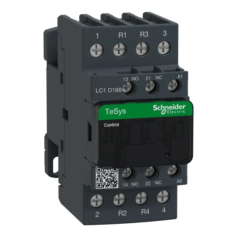 Schneider LC1D188P7 TeSys D Contactor 4P 2NO+2NC 32A 230V AC Coil