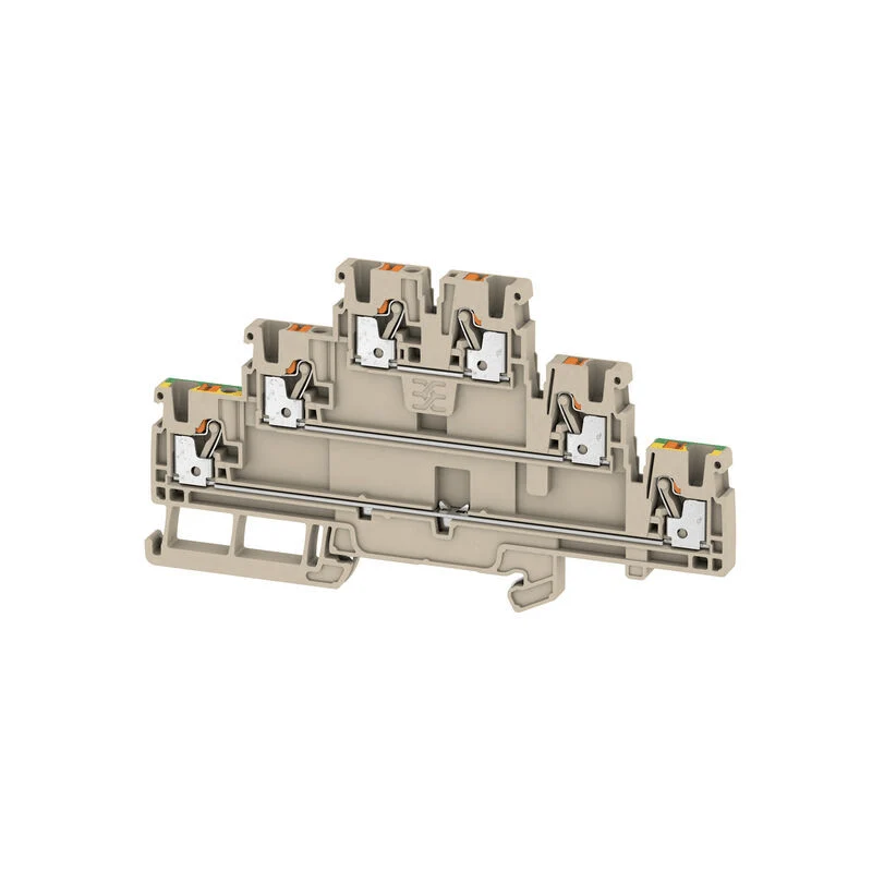 Weidmuller 2428530000 A3T 2.5 FT-FT-PE Feed-through Terminal PUSH IN