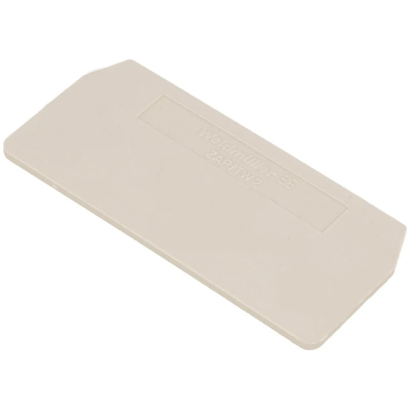 Weidmuller 1608770000 ZAP/TW 2 DB End plate, Z-series