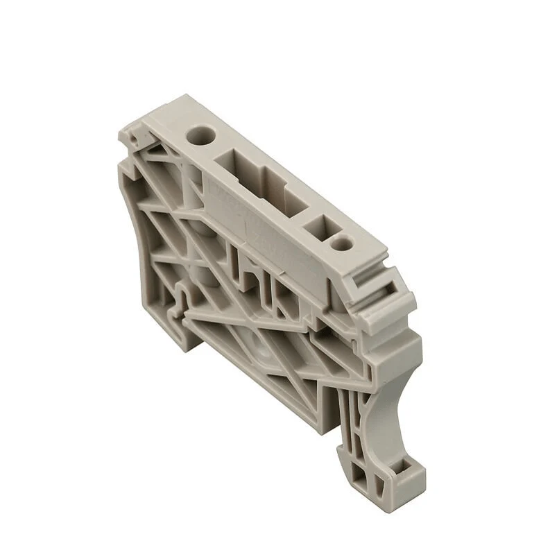 Weidmuller 8630740000 ZEW 35/2 End bracket TS 35 V-2 100°C, dark beige