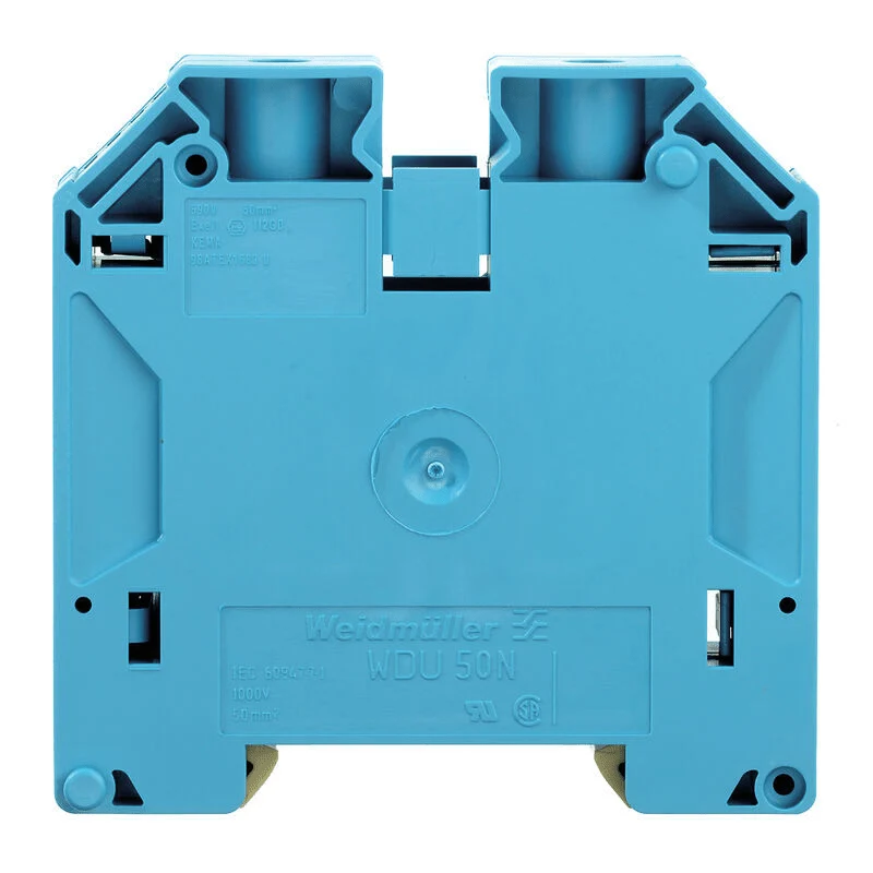 Weidmuller 1820850000 WDU 50N BL Feed-through terminal 50mm² 1000V 150A, blue