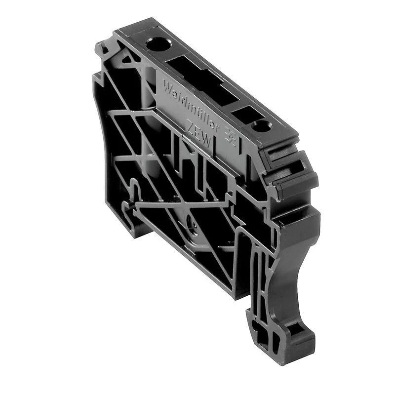 Weidmuller 1162610000 ZEW 35/2 SW End bracket TS 35 V-2 100°C, black