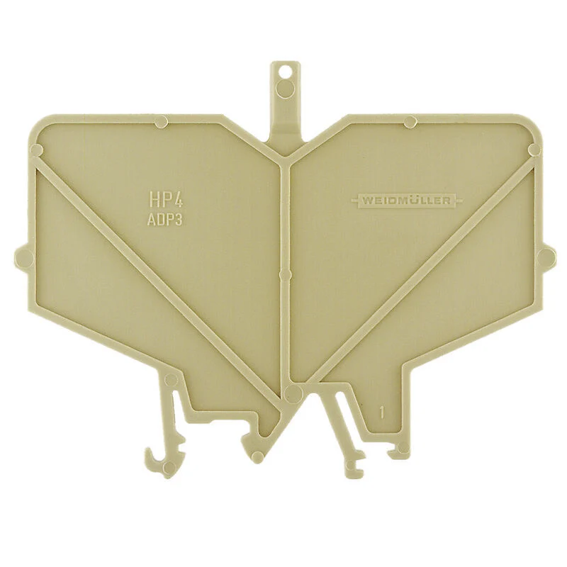 Weidmuller 0485860000 HP 4 ADP3 End/Partition Plate for Terminals
