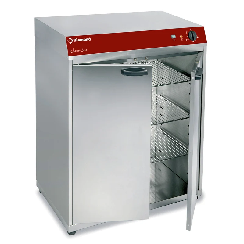 Tellerwärmeschrank für 120 Teller , 2 Pendeltüren & Befeuchtung, GEMMA120/V