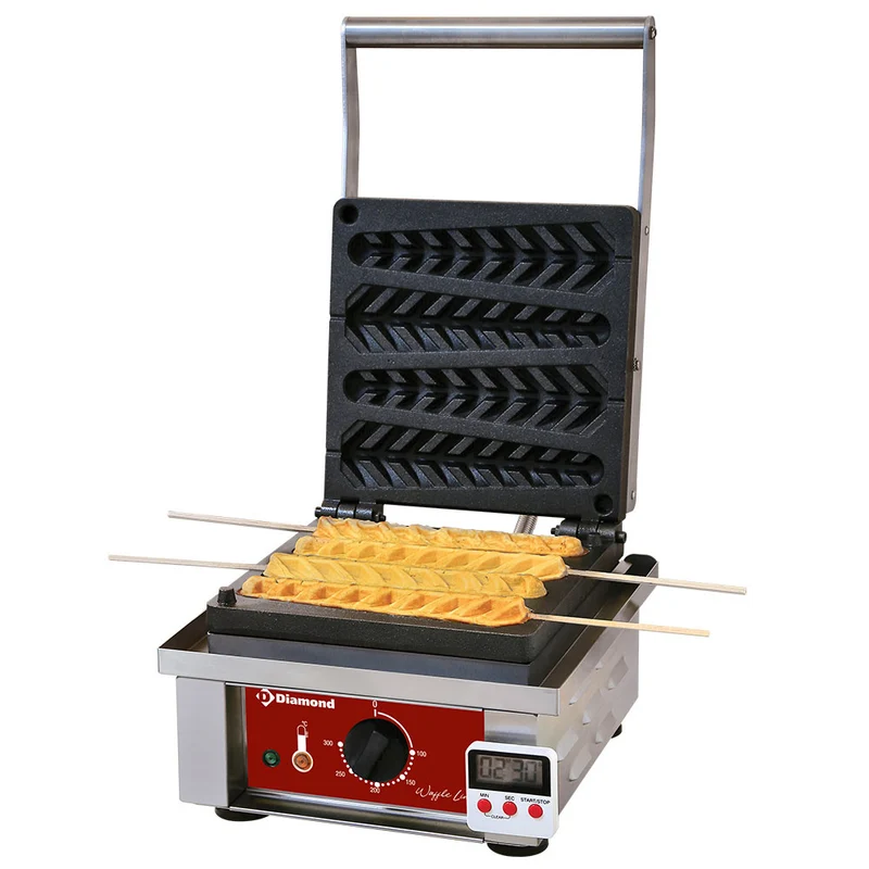 Profi Waffeleisen 'Ähre am Stiel' , 4-fach , Gastro, GE-4X/EN