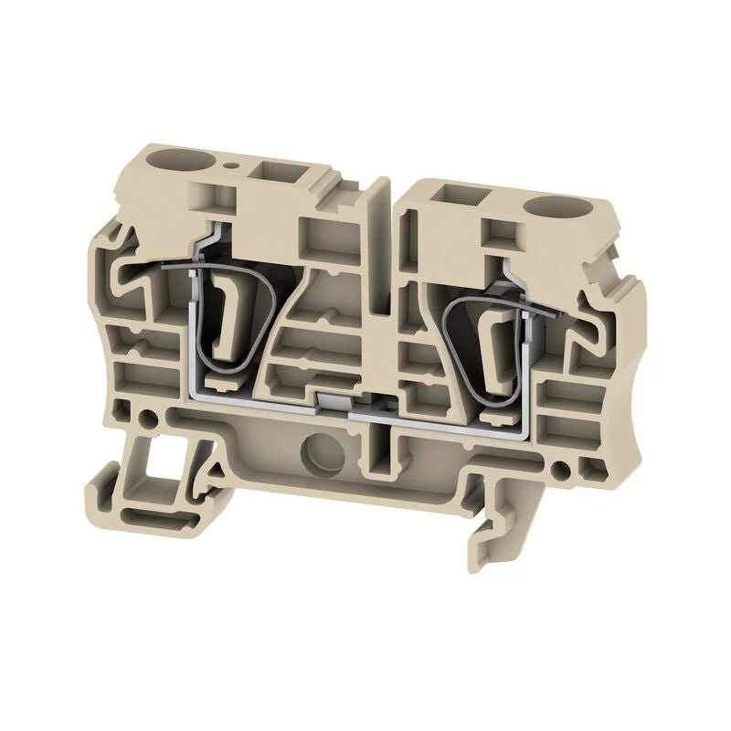 Weidmuller 1608620000 ZDU 6 Feed-Through Terminal, 6mm² 800V 41A, Dark Beige