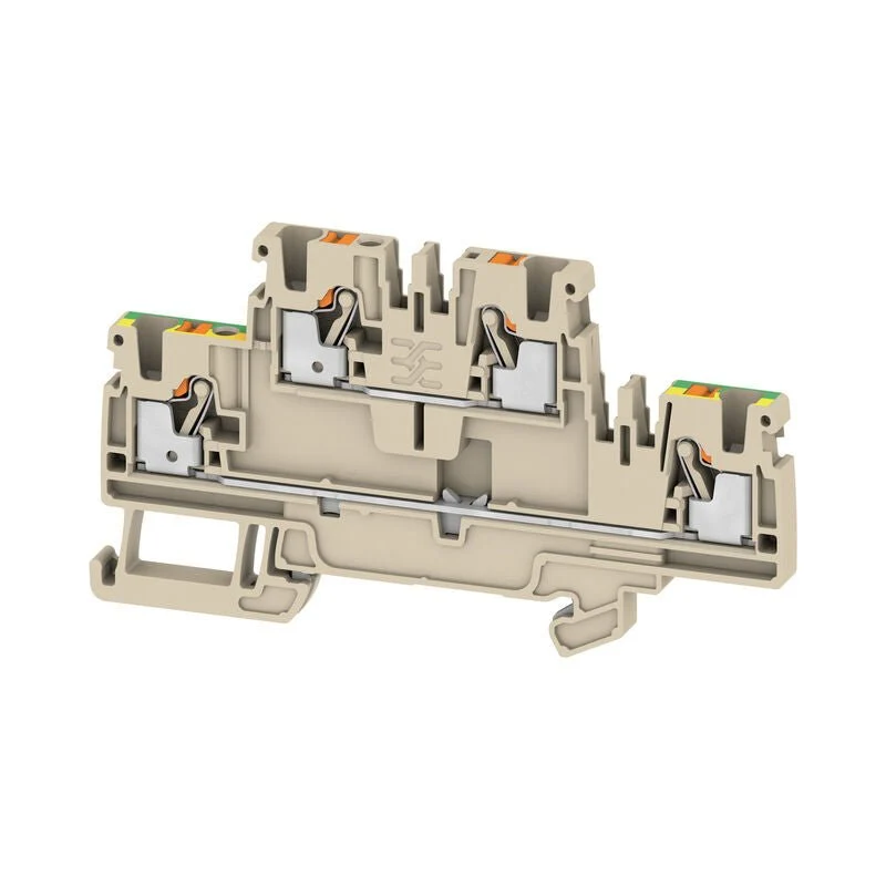Weidmuller 1547640000 Feed-Through Terminal, Double-Tier Terminal, PUSH IN, 2.5m