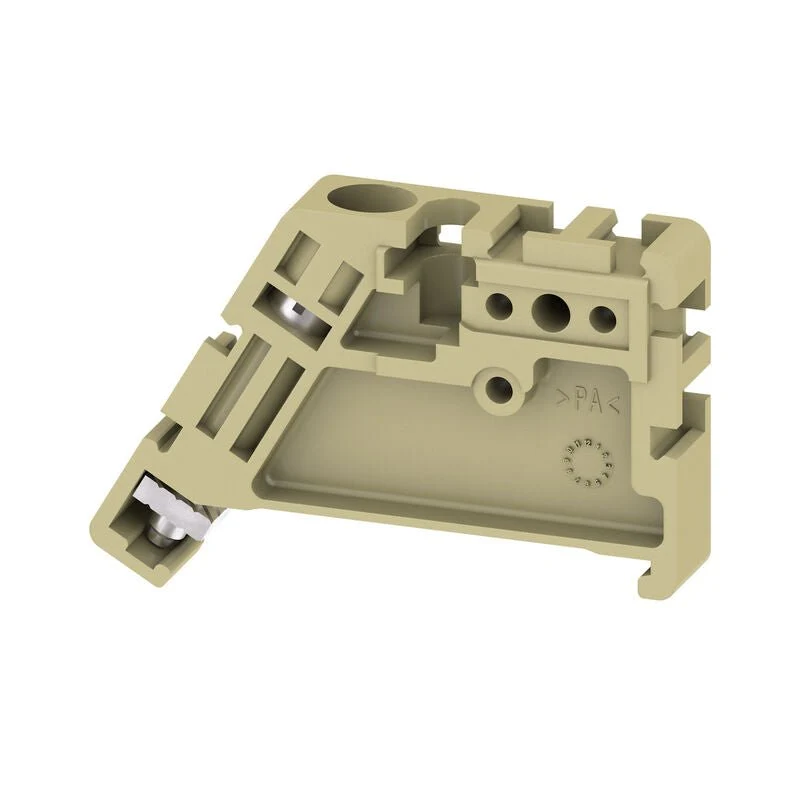 Weidmuller 0383560000 EW 35 End Bracket, Beige, TS 35, V-2, Wemid, Width: 8.5mm,