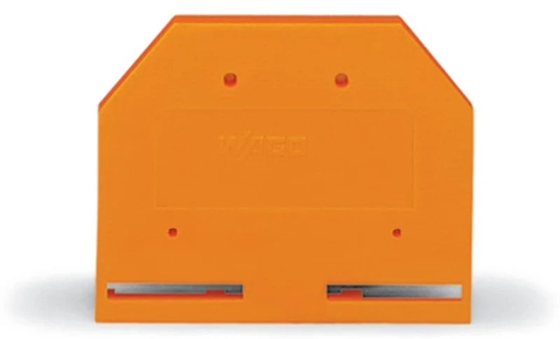 WAGO 281-302 End and Intermediate Plate 3mm Orange for 281 Series