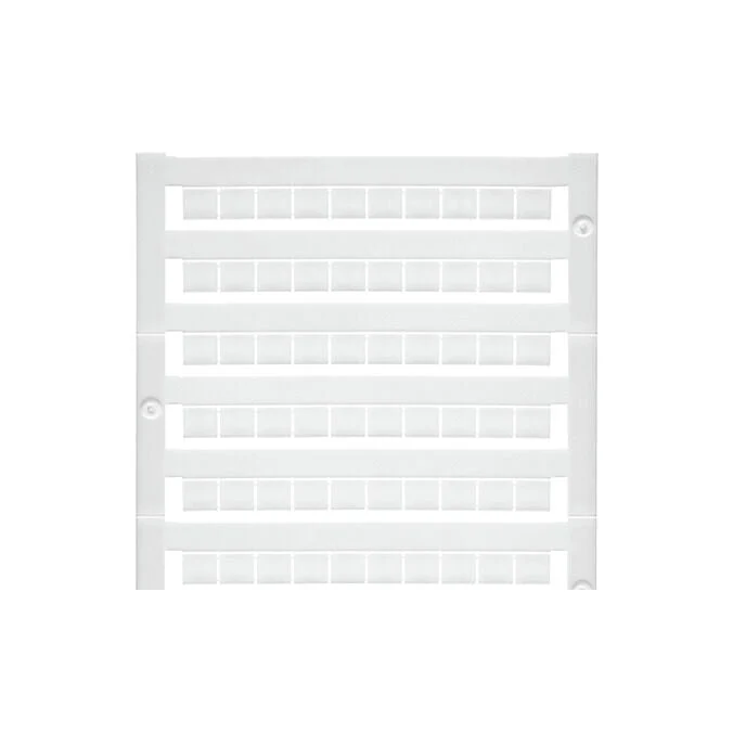 Weidmuller 1609820000 DEK 5/6 MC NE WS Terminal Marker, 5x6mm, White - set of 10