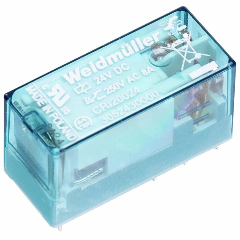 Weidmuller 3052430000 CRI20024 CUBESERIES, Relay, 2CO 24V DC 8A