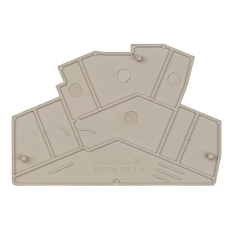 Weidmuller 8670760000 ZAP/TW ZDK4-2 End Plate