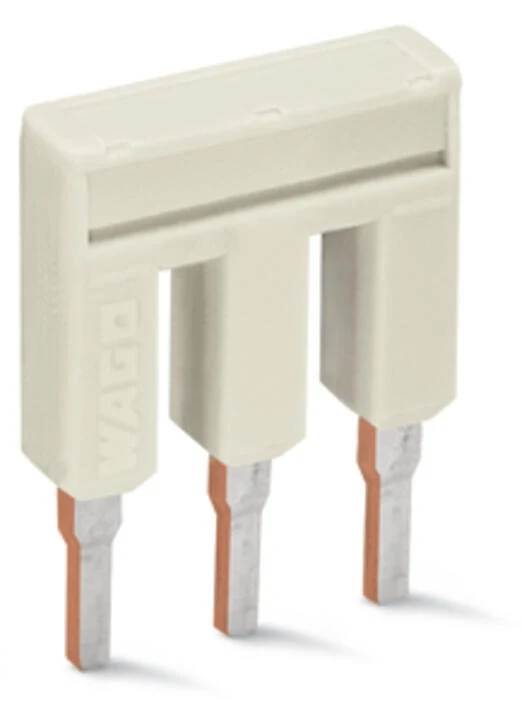 WAGO 2002-403 Push-In Type Jumper Bar 3-Way 800V 25A Light Gray TOPJOB S