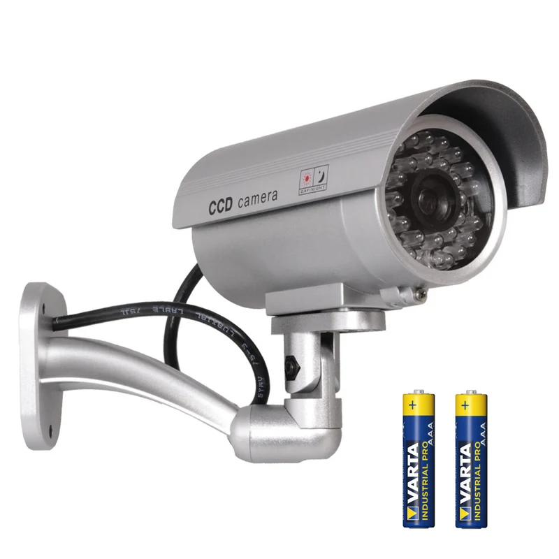 IR9000 S IR LED silber + 2x AAA Batterien Varta Industrial