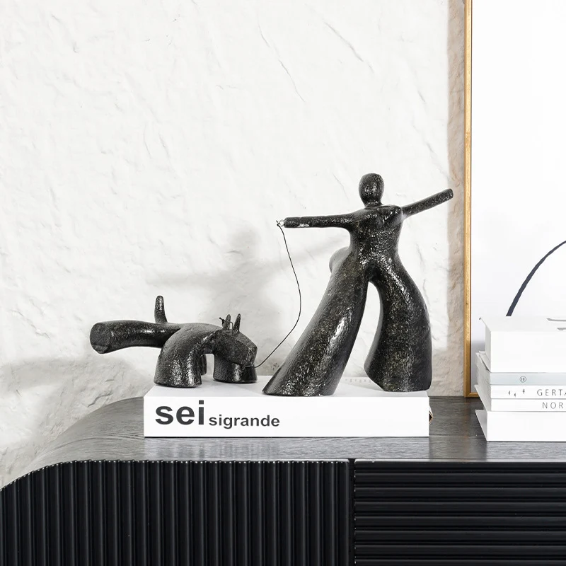 Abstrakte dekorative verspielte Figurine