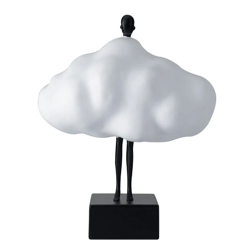Abstrakte Wolken Skulptur
