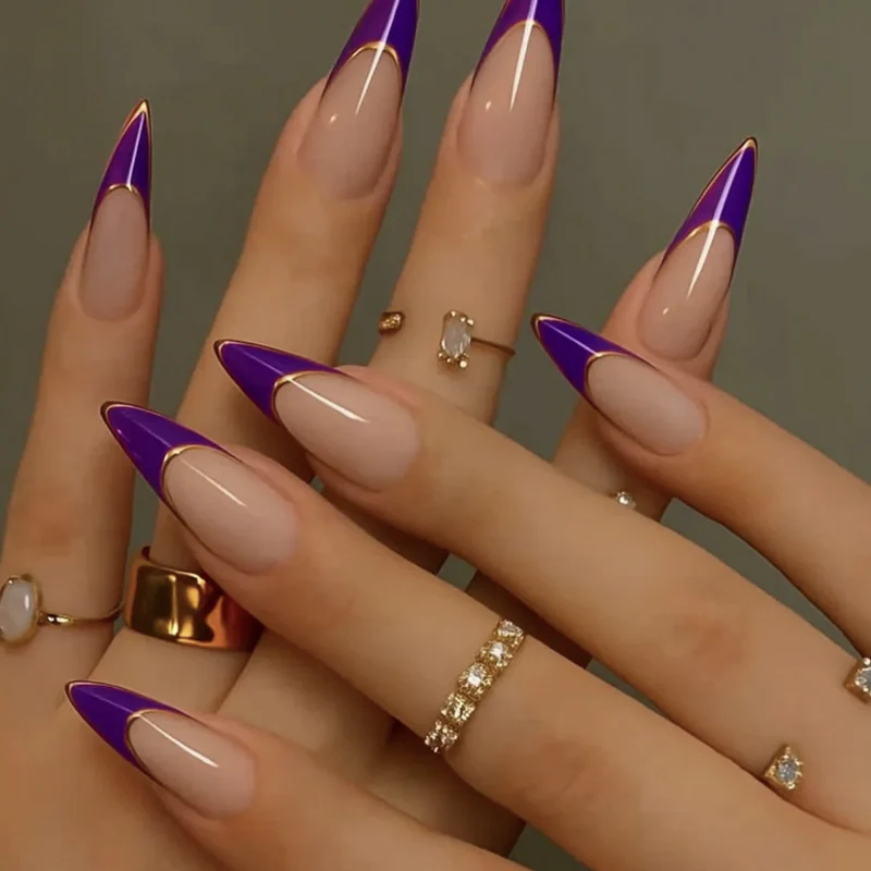 Elegante Stiletto-Nagelerweiterungen Karnz