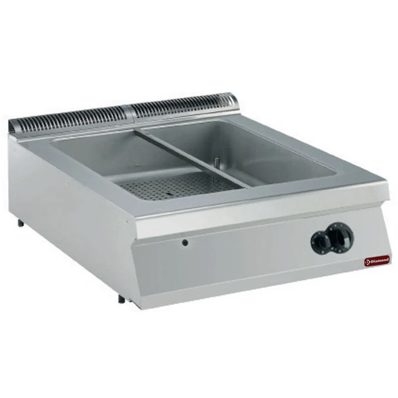 Profi Gas-Bain-Marie Auftischgerät , 800 mm , Für 8 x GN 1/3, G22/BM8T-N