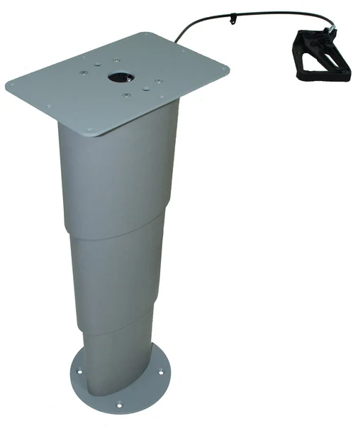 Primero Comfort HPK Einsäulenhubtisch, 310-670mm, silbergrau