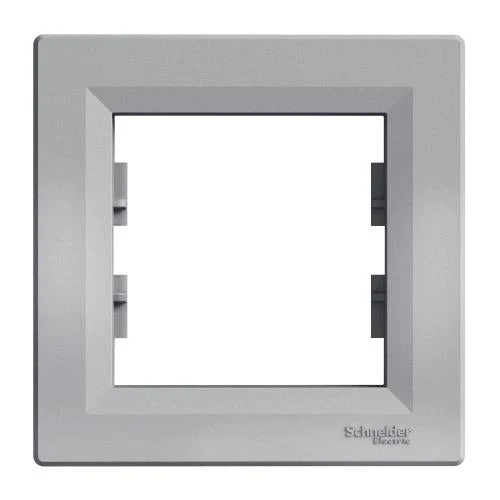 Schneider EPH5800161 Asfora 1 Gang Cover Frame Aluminium