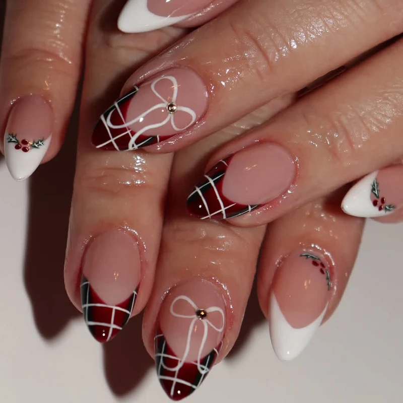 Dekorative 3D Urlaubs-Themen Stiletto Nagelverlängerungen Karnz