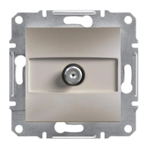 Schneider Asfora EPH3700169 SAT End-of-Line Socket 1 dB F-Type Bronze