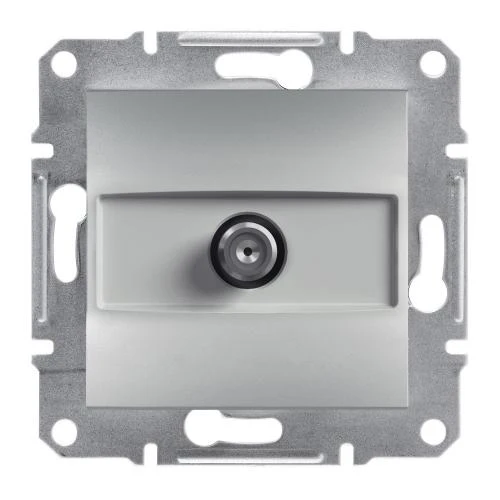 Schneider Asfora EPH3700161 SAT End-of-Line Socket 1 dB F-Type Aluminium